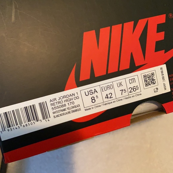 NWT NIKE Air Jordan 1 Class Flight Collectible 8.5 - Picture 8 of 8